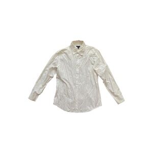 Club Monaco Cotton Diamond Embroidered Dress Shirt